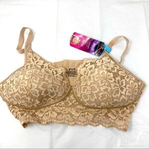 New Maidenform lace front bra.